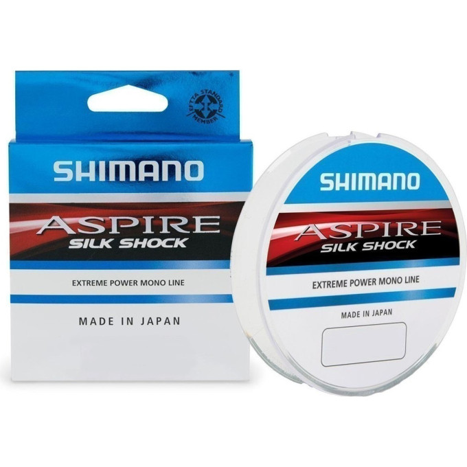 Леска плетёная SHIMANO ASPIRE SILK SHOCK 50м прозрачная 0,145мм 2,7кг ASSS5014